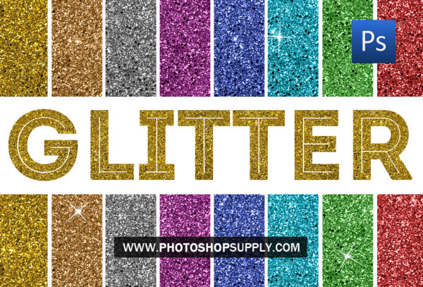 (FREE) Glitter Patterns for Photoshop - Photoshop Supply