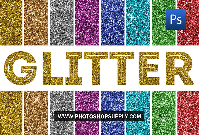glitter style photoshop free download