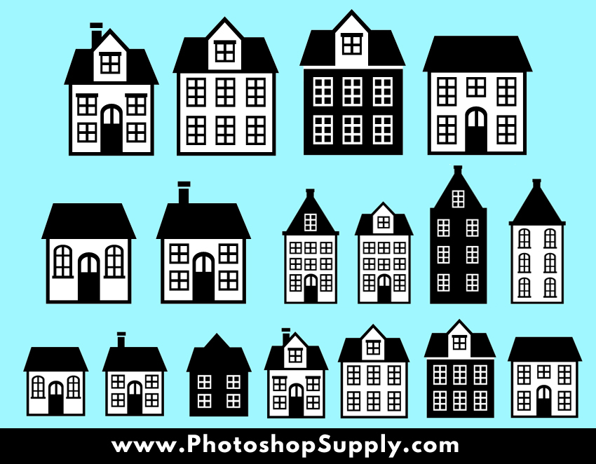 House Vector Shapes