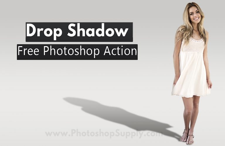 drop shadow action photoshop free download