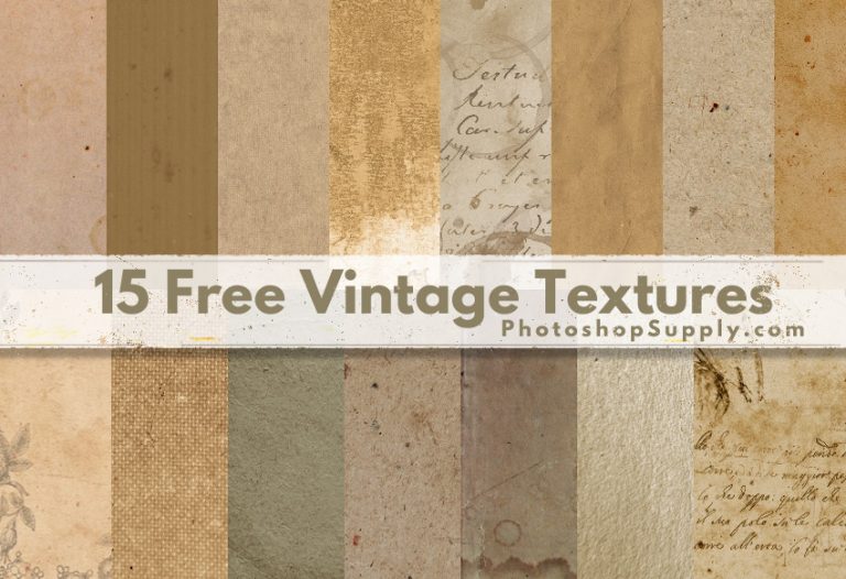 (FREE) Vintage Paper Textures   Photoshop Supply