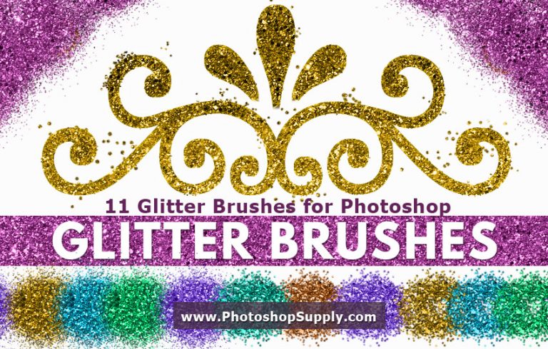 free glitter brush photoshop