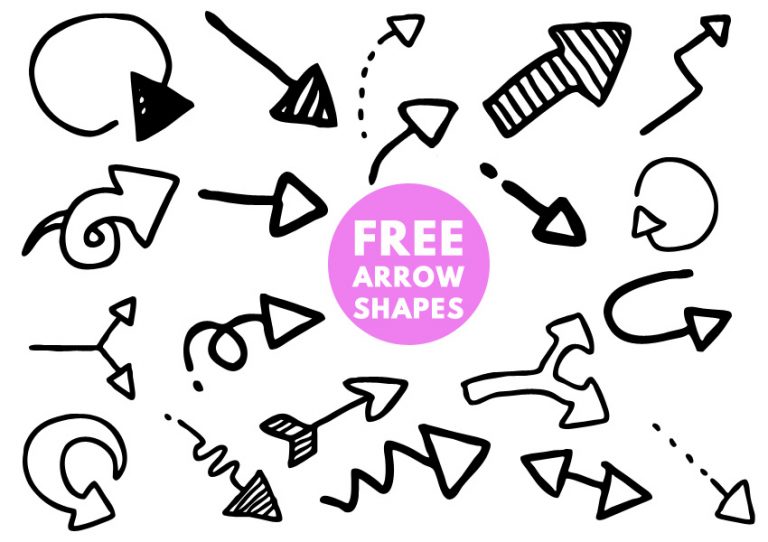 photoshop arrow shapes download
