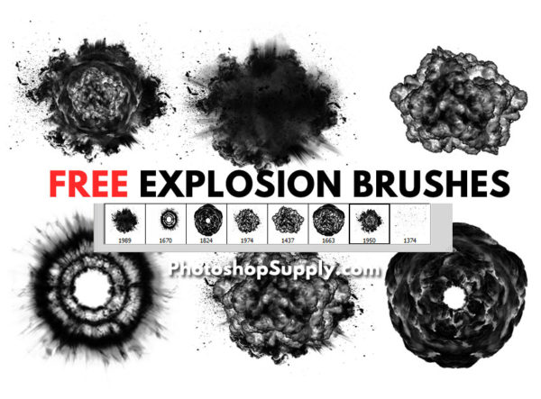 explosion brush photoshop free download