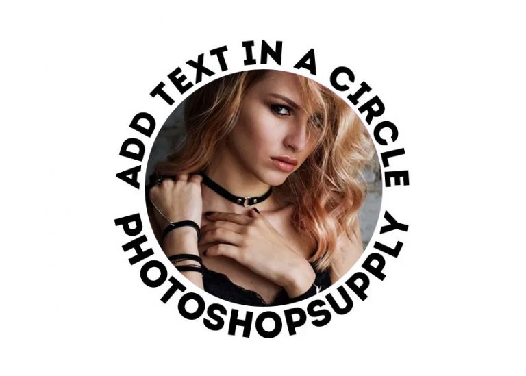 How To Write Text In Circle In Photoshop 7