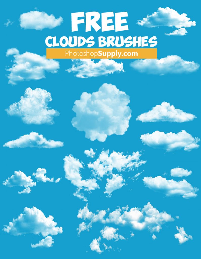 cloud brush tool photoshop free download