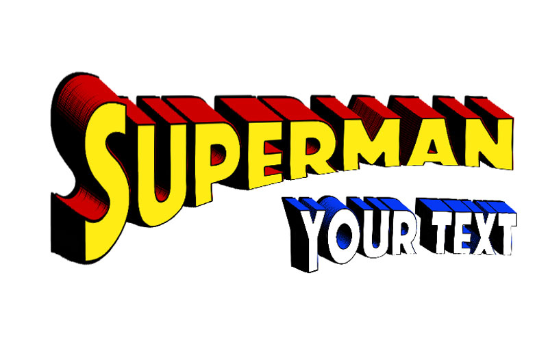 superman logo design your own