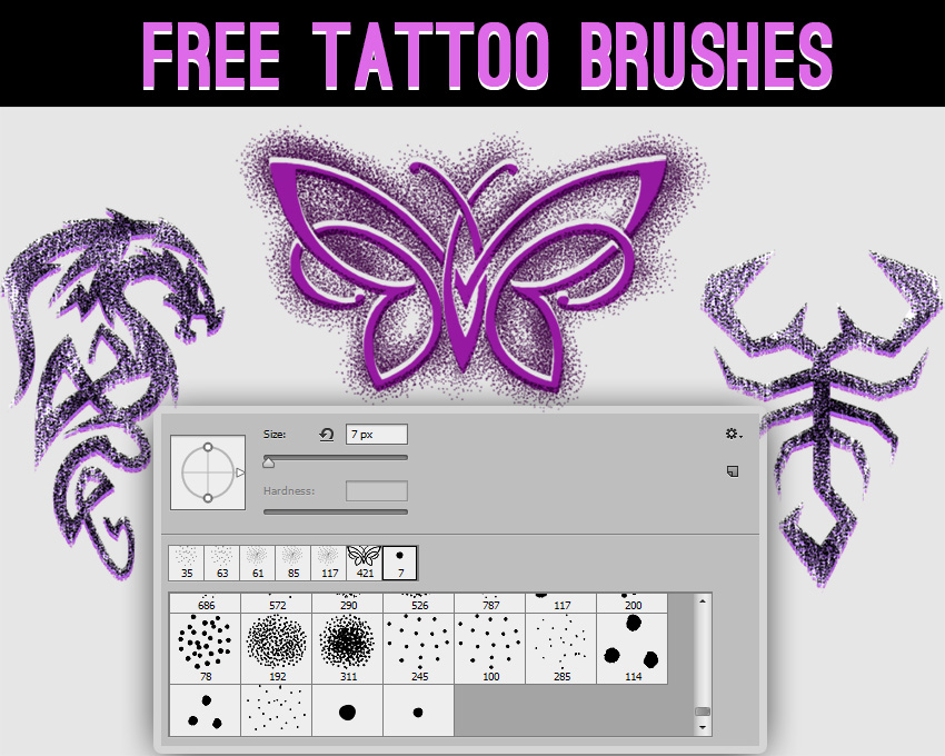 Photoshop Tattoo Brushes